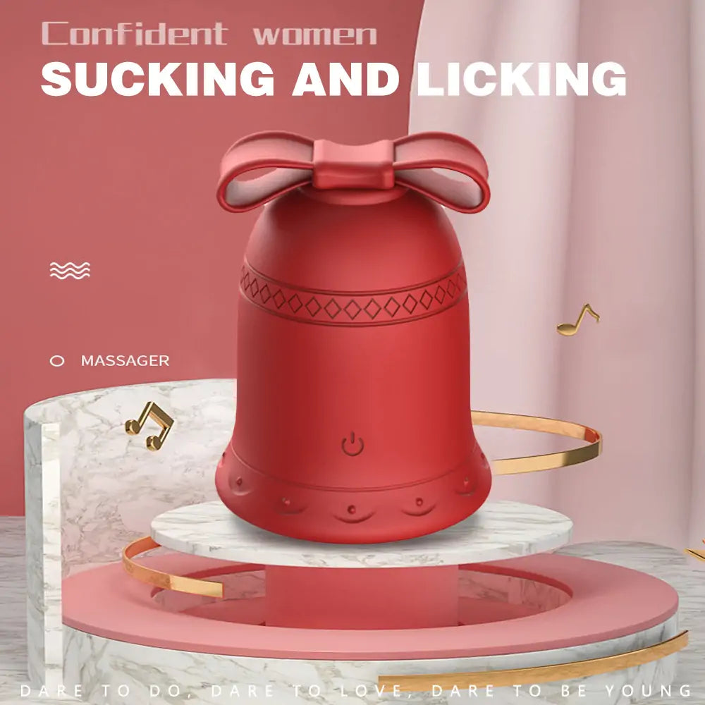 Bell Licking Sucking Vibrator with App