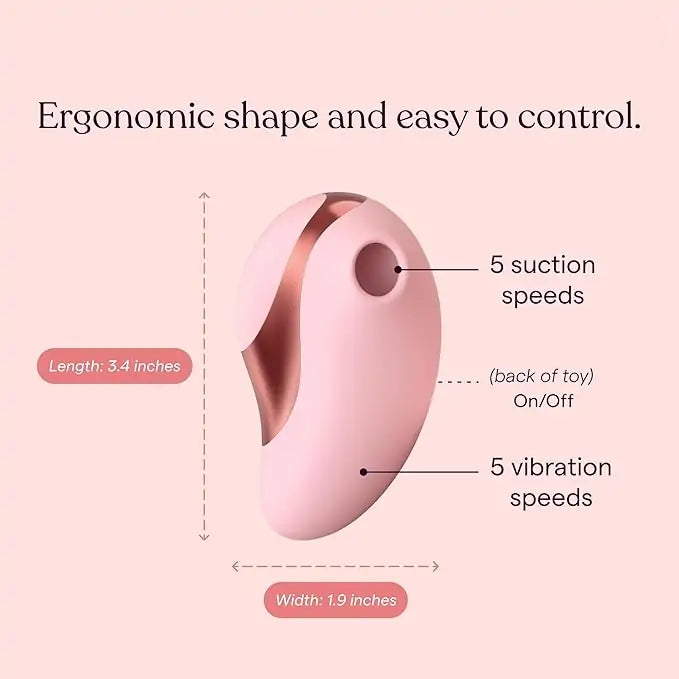 Bellesa Pebble Clit Suction Vibrator
