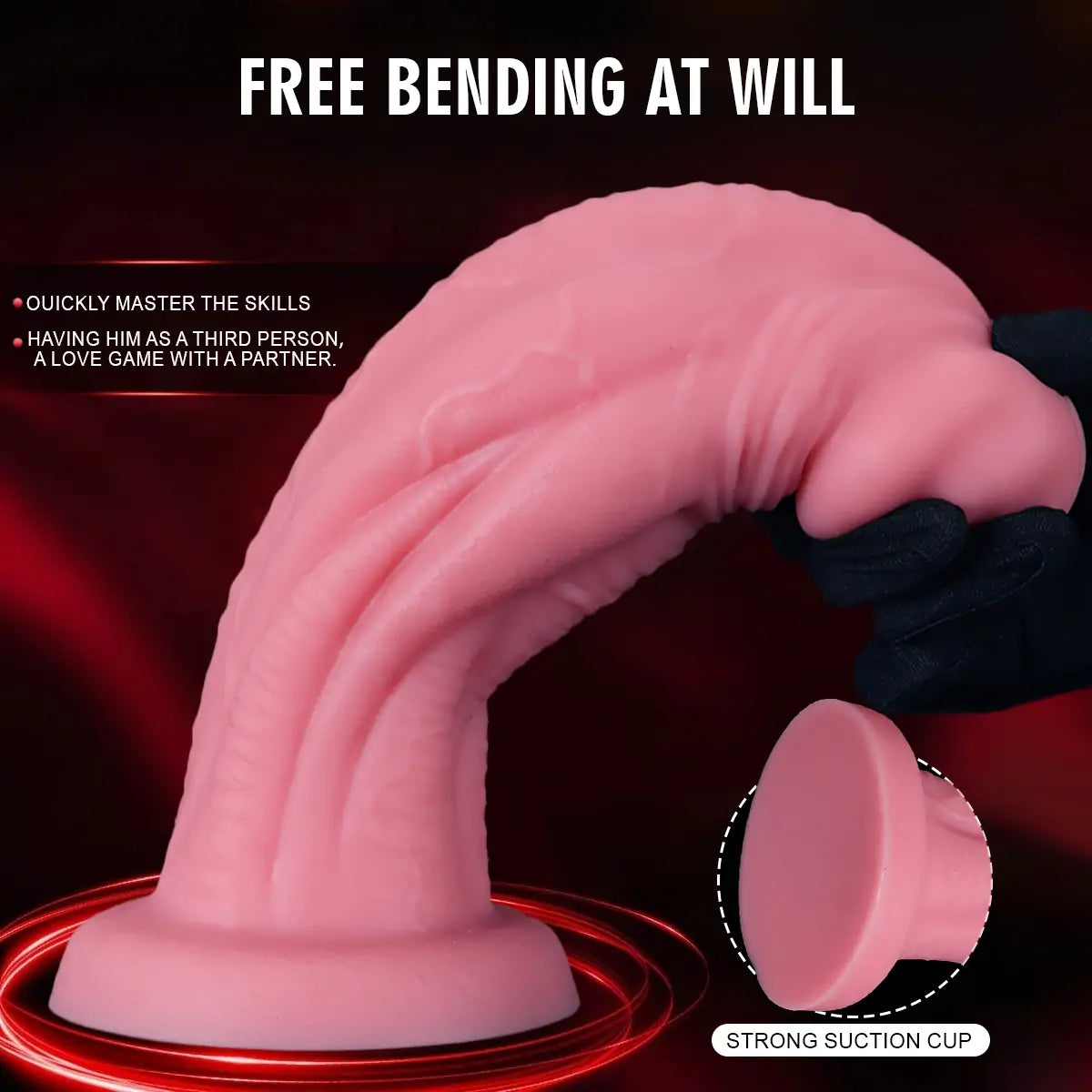 Big Pink Dildo 11 Inches with Suction Cup