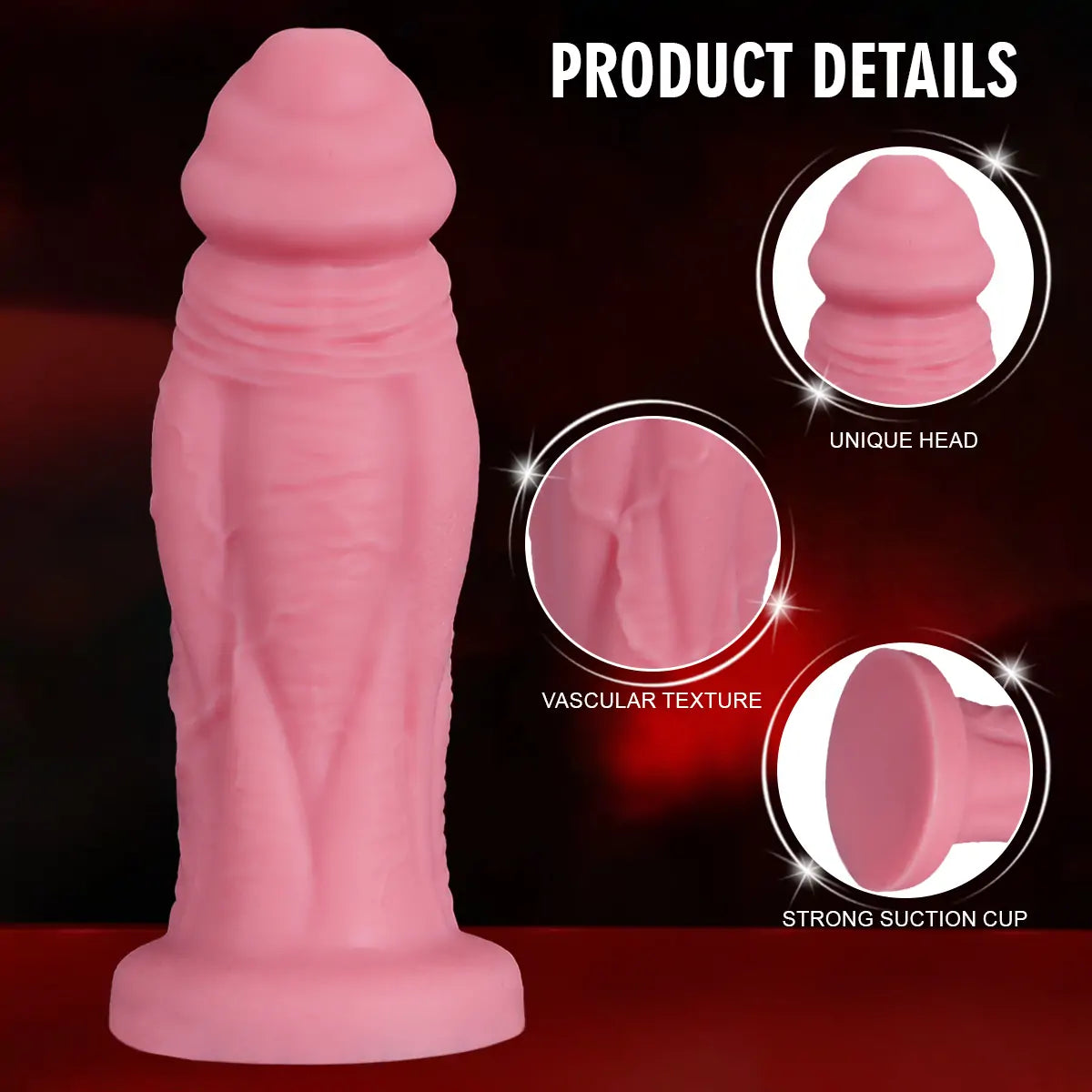 Big Pink Dildo 11 Inches with Suction Cup
