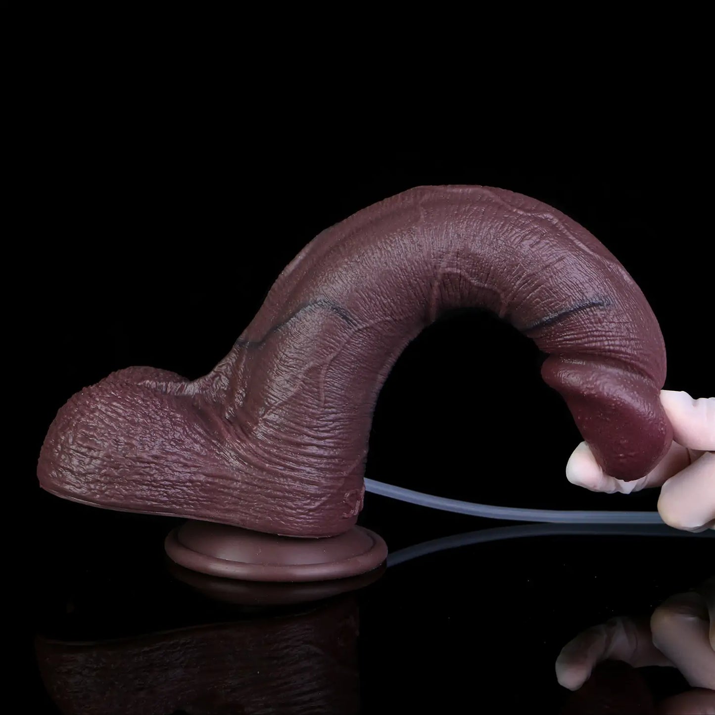 Black Dual-Density Realistic Dildo 11 Inches