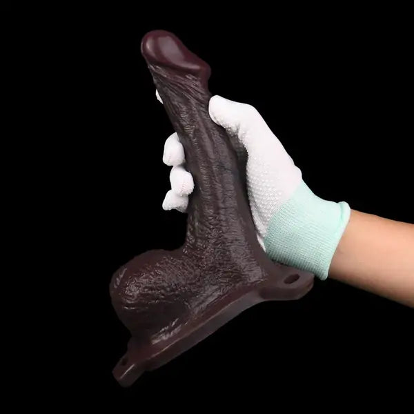 Black Hollow Strap-On Dildo