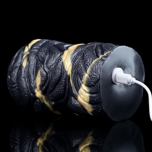 Black Mamba Vibrating Masturbation Cup