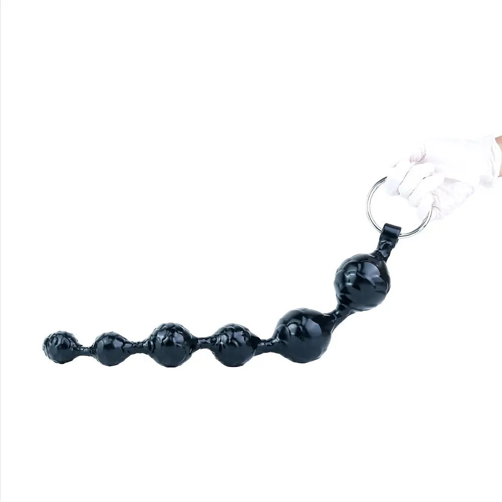 Blackviolet Dragonscale Beaded Butt Plug