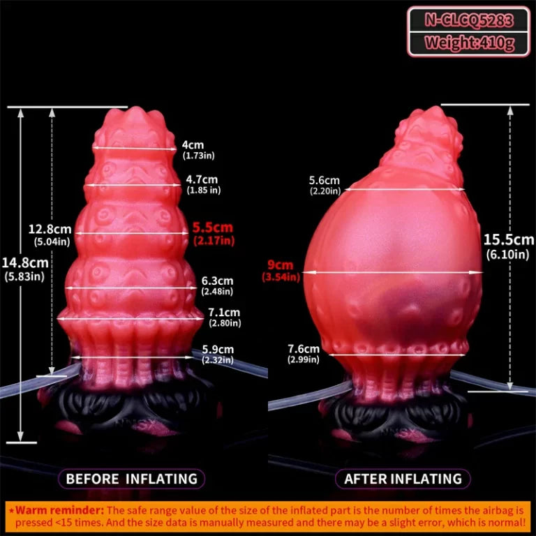 Fantasy Cock Squirting Butt Plug Monster Series
