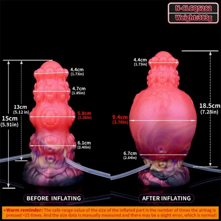 Fantasy Cock Squirting Butt Plug Monster Series