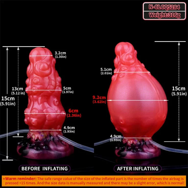 Fantasy Cock Squirting Butt Plug Monster Series