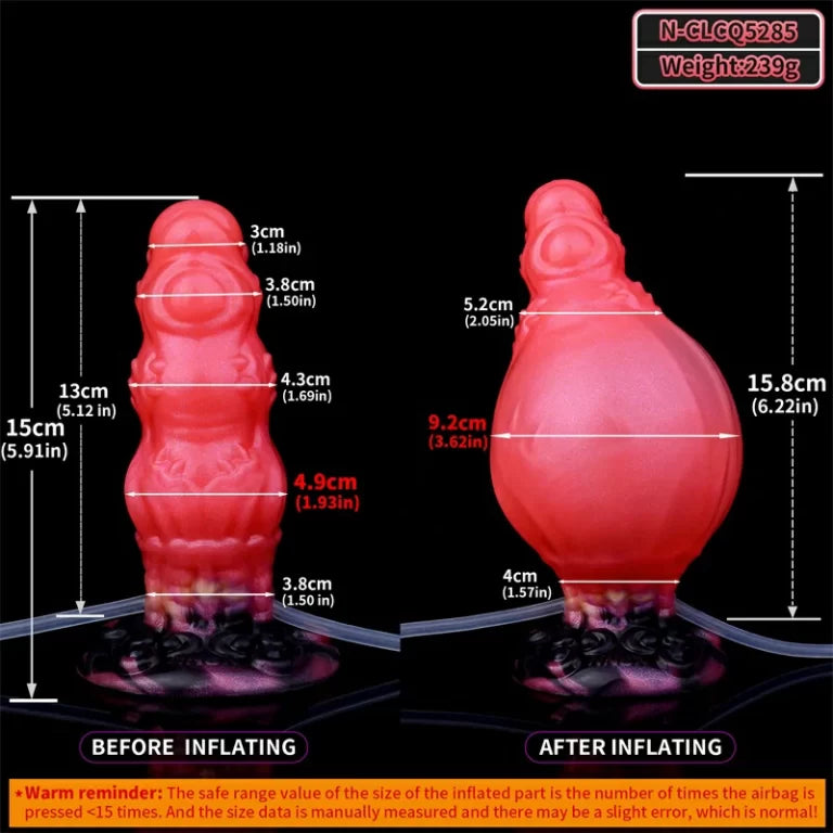 Fantasy Cock Squirting Butt Plug Monster Series