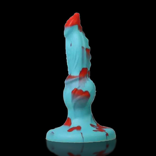 Blue Streak Canine Knot Dildo 7 Inches