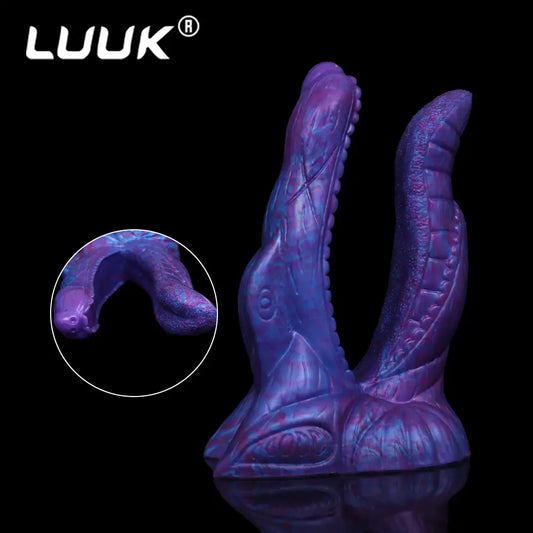 Blue Demon Anal Fantasy Double Dildo