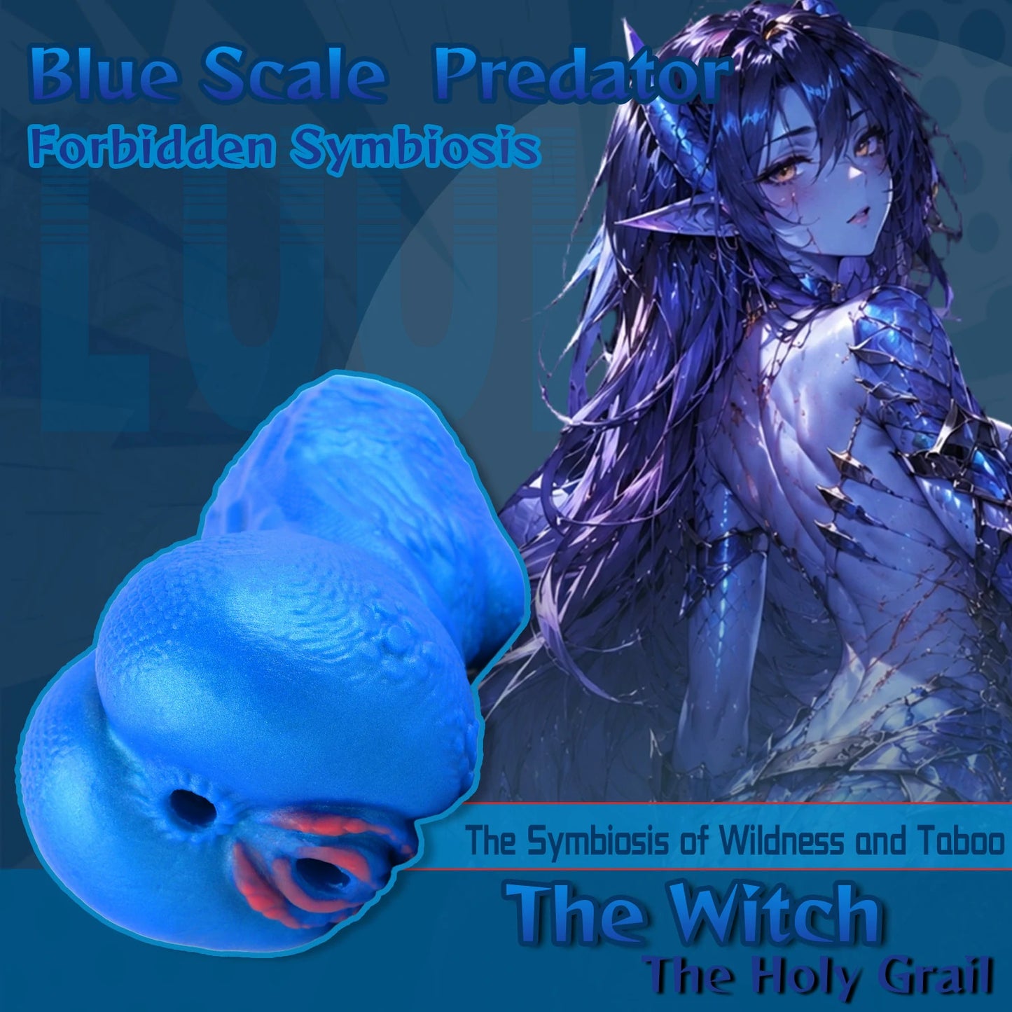 Blue Dragon Scale Anime Stroker
