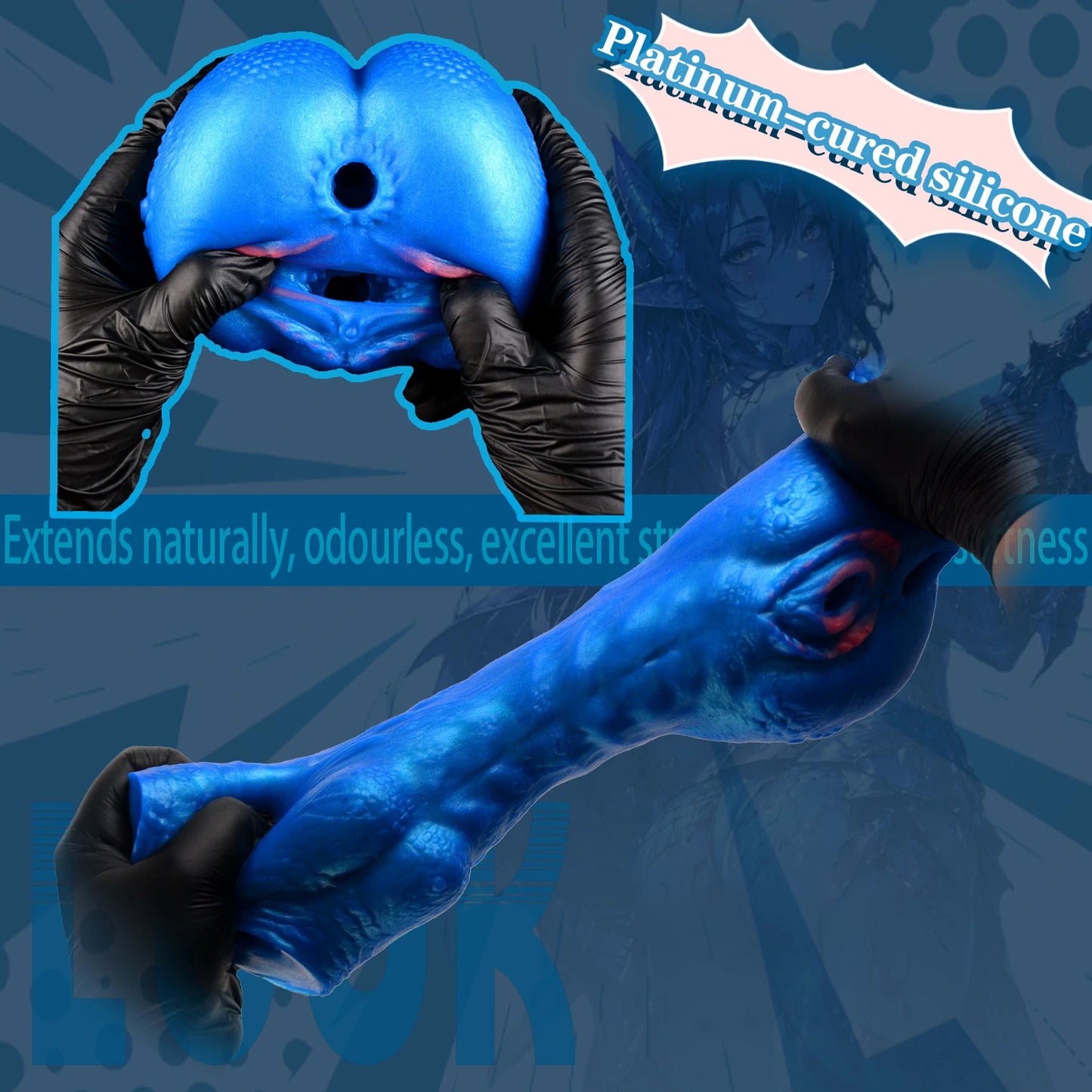 Blue Dragon Scale Anime Stroker