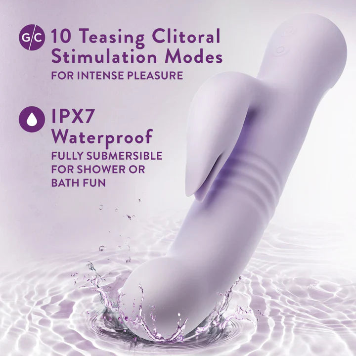 Rylee Rabbit Blush Rylee 9.25 Inch G Spot & Rabbit Vibrator – anesidora