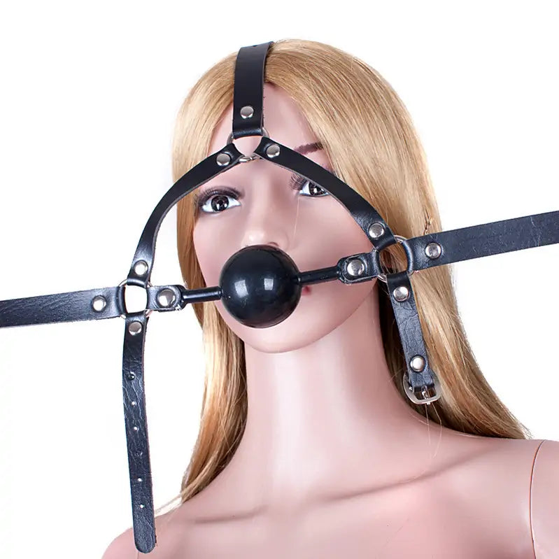 Bondage Head Harness Full Ballgag
