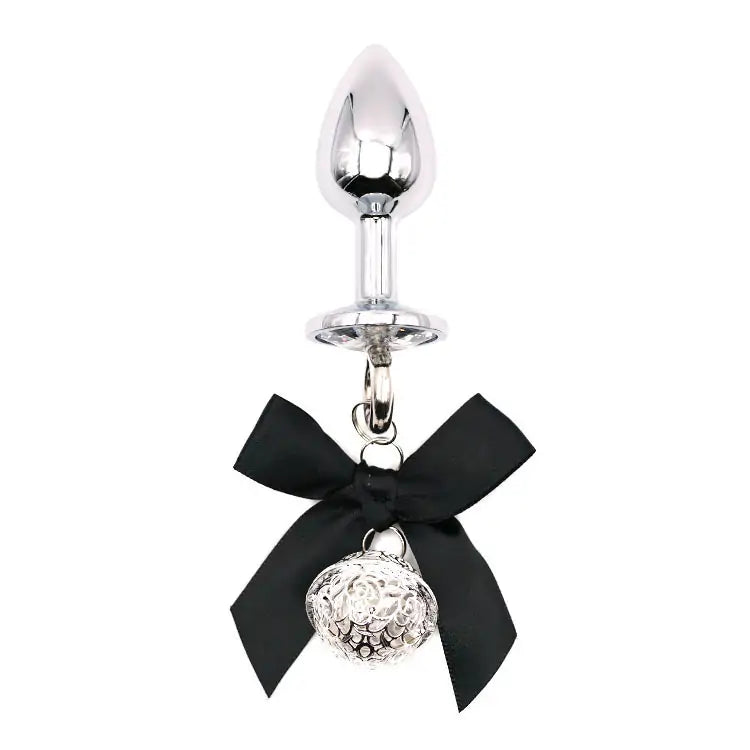 Bow Butt Plug – Stainless Bell Charm