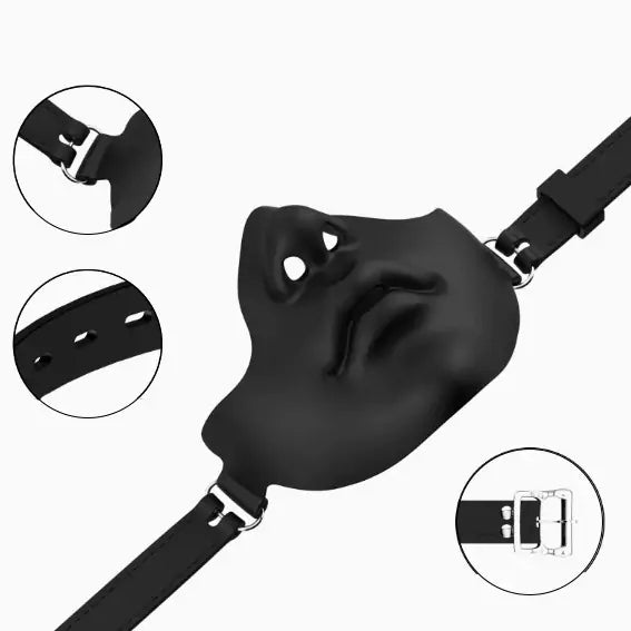 Breathable Adjustable BDSM Bondage Gag Mask