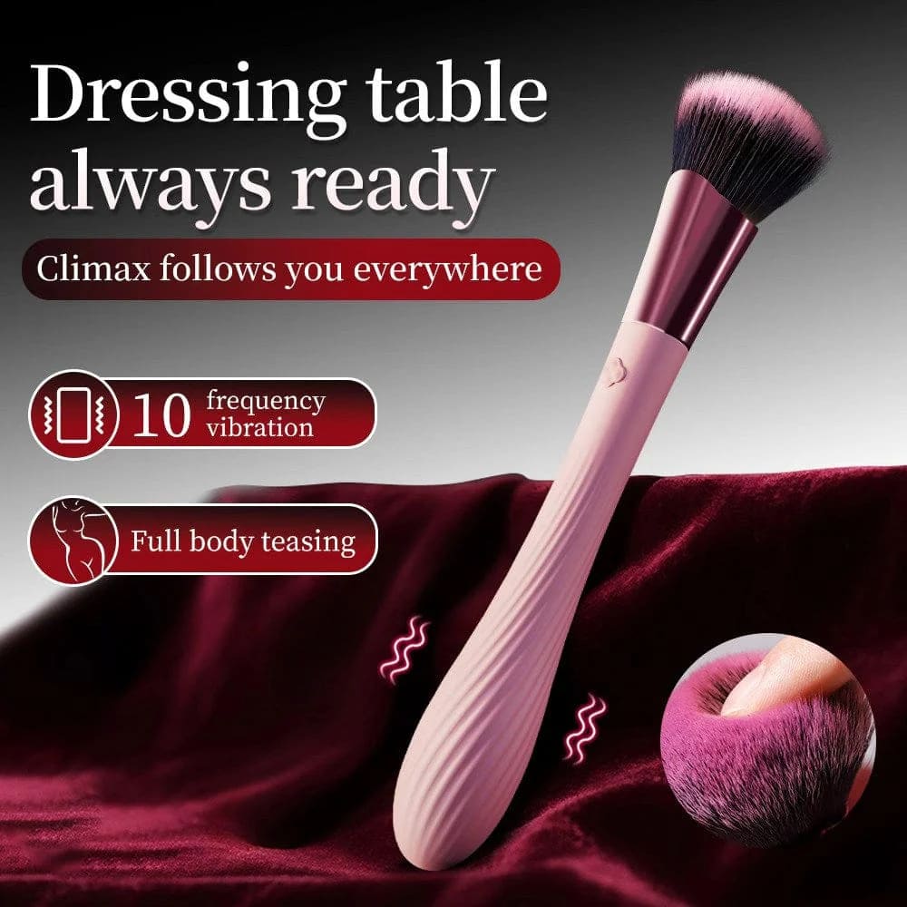 Brush - Pink Make Up Brush Massager - G-Spot Vibrator