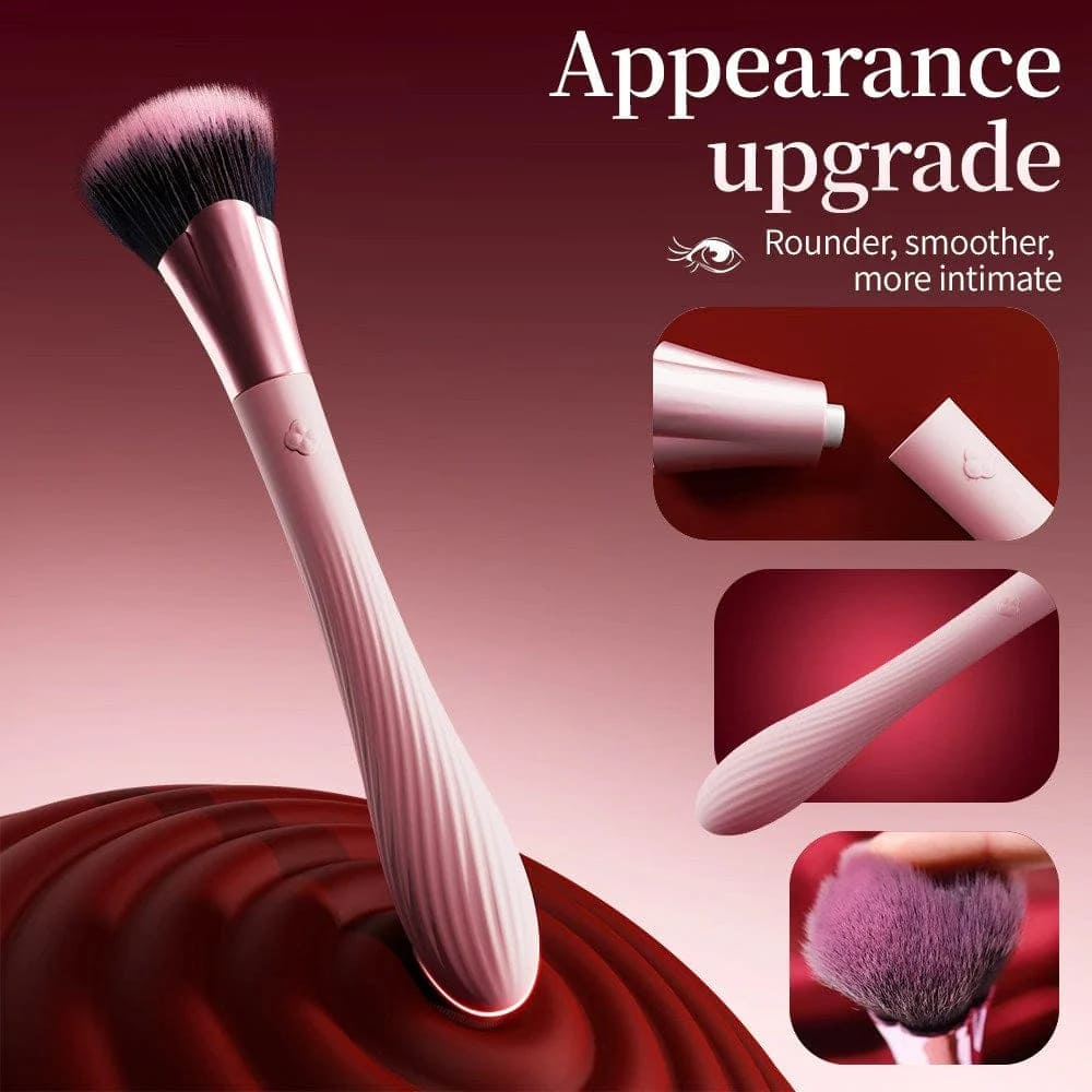 Brush - Pink Make Up Brush Massager - G-Spot Vibrator
