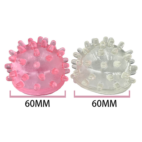 Bumpy Adult Vibrator Wand Tip - A Pair