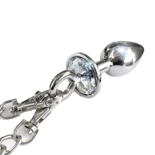 Butt Plug With Handcuffs Combo