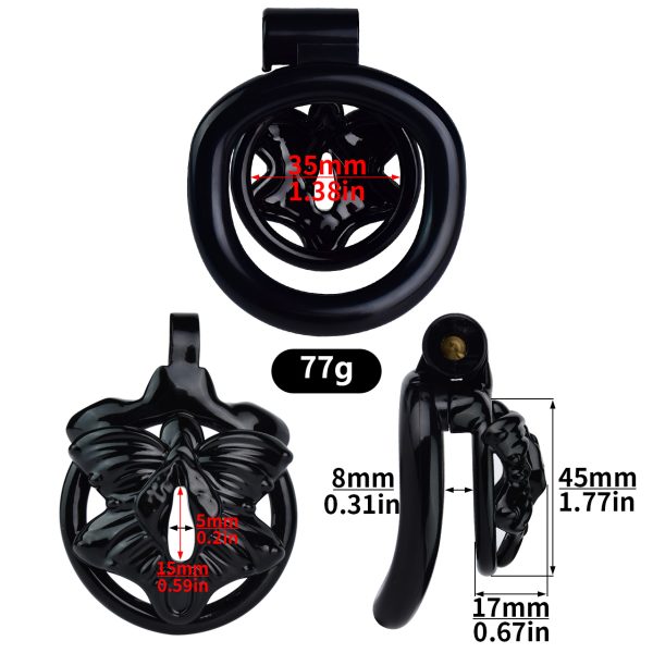 Butterfly Lock Chastity Cage