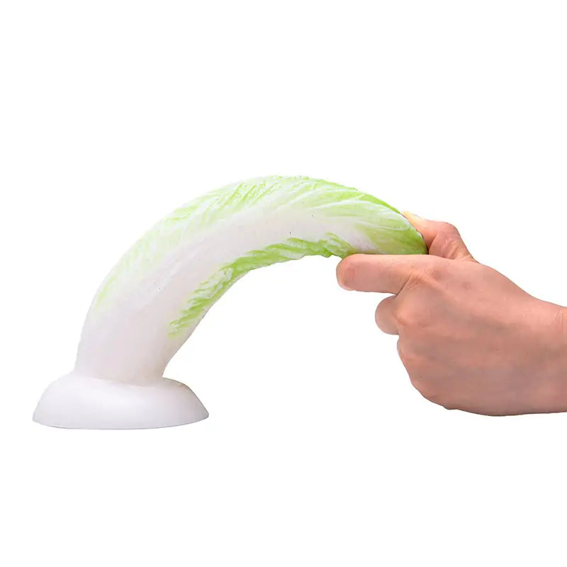 Cabbage Dildo 9 Inches with Suction Base