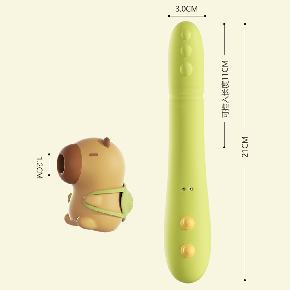 Capybara Suction & Thrusting Vibrator