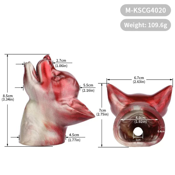 Chihuahua Dog Head BDSM Gag