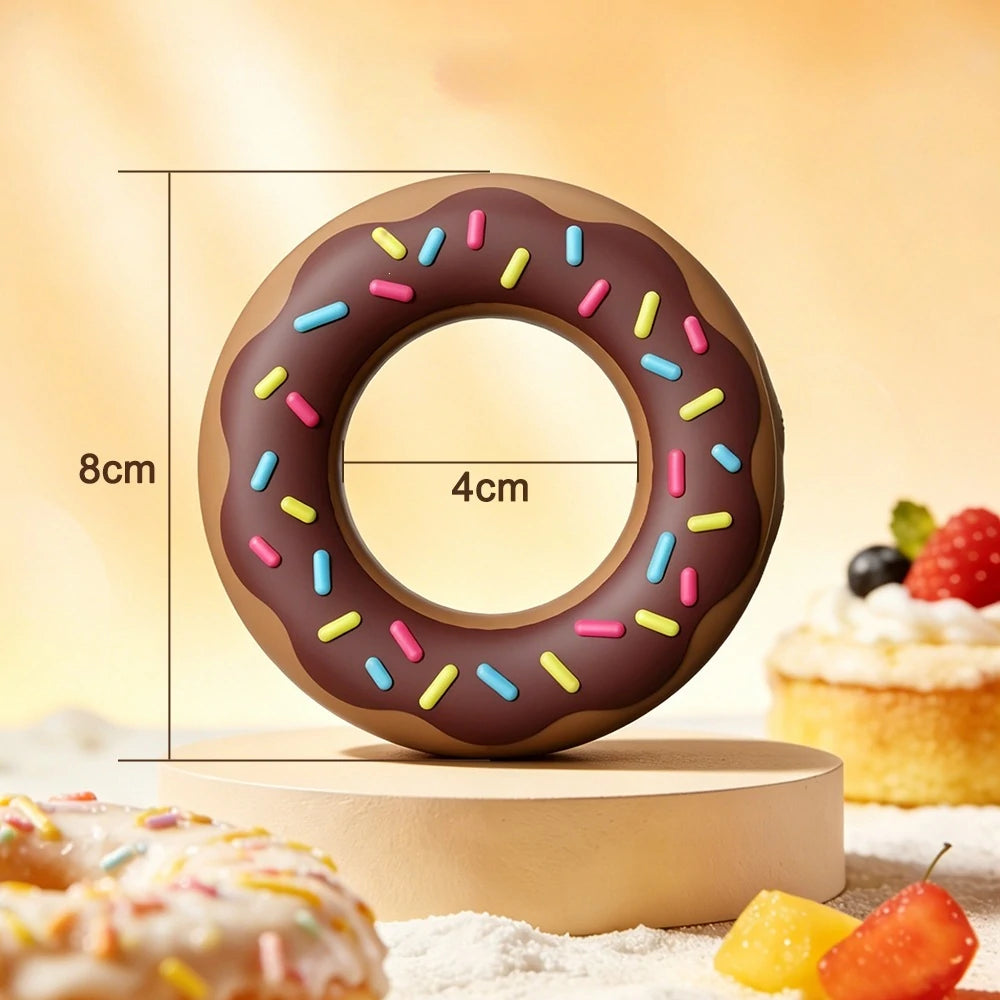 Chocolate Donut Heated Vibrating Cock Ring