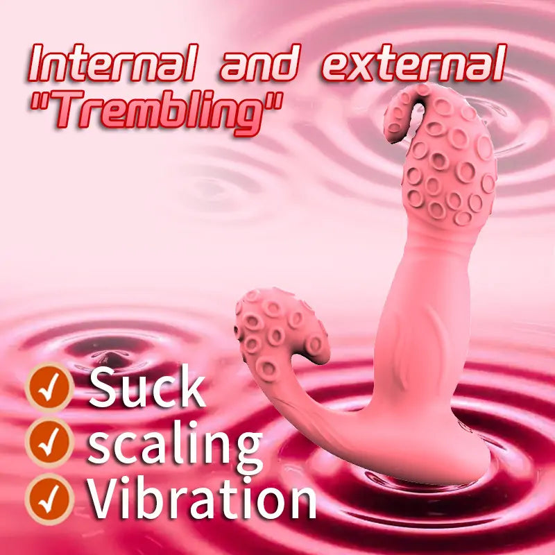 Christmas Hat Octopus Thrusting G-Spot Vibrator