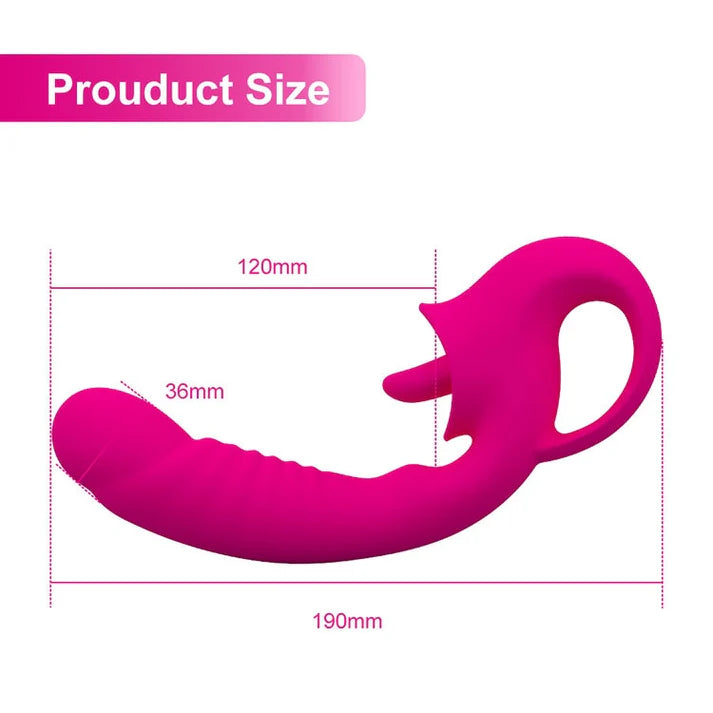 Clitoris Monster - Insertable Tongue Vibrator