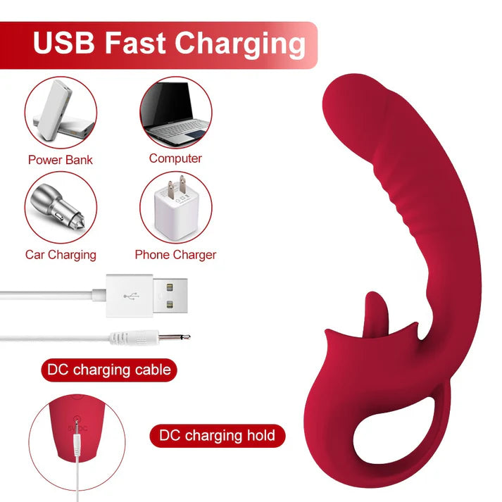 Clitoris Monster - Insertable Tongue Vibrator