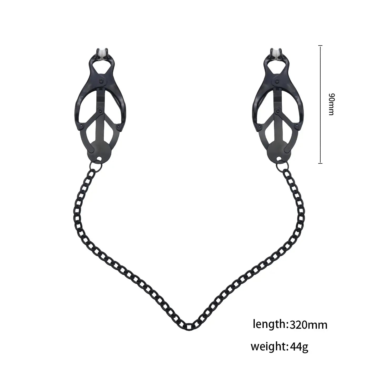 Clover Nipple Clamp with Chain