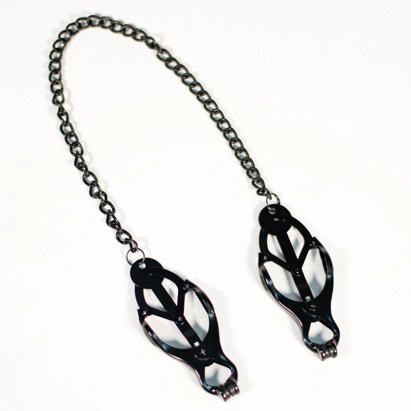 Clover Nipple Clamp with Chain