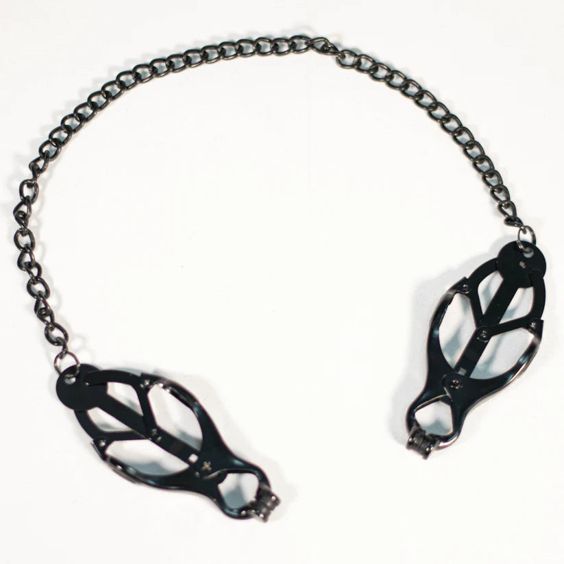 Clover Nipple Clamp with Chain
