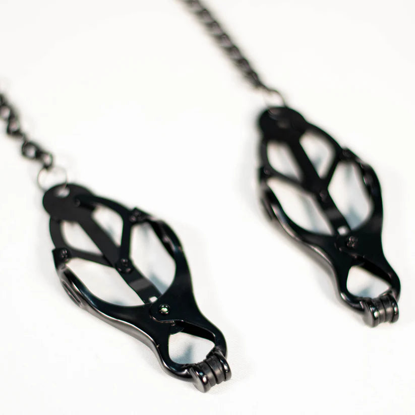 Clover Nipple Clamp with Chain