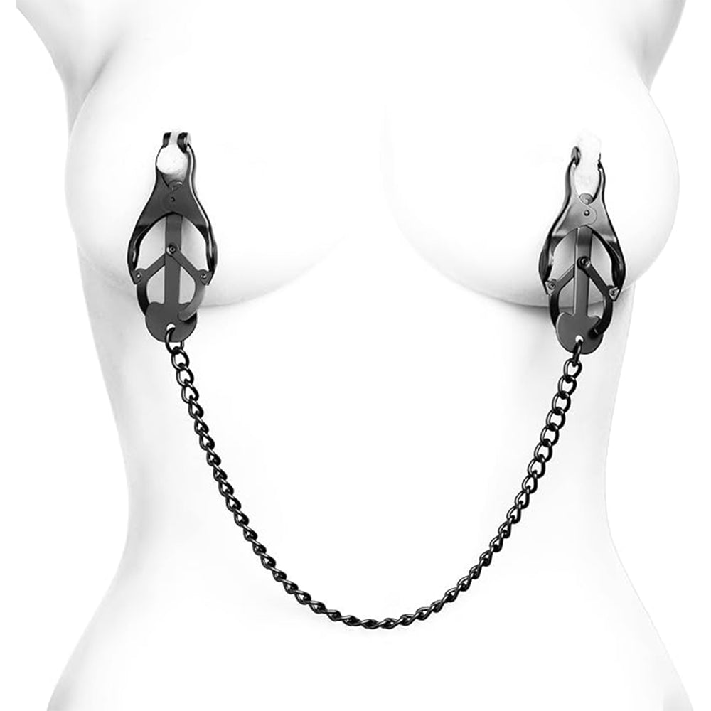 Clover Nipple Clamp with Chain