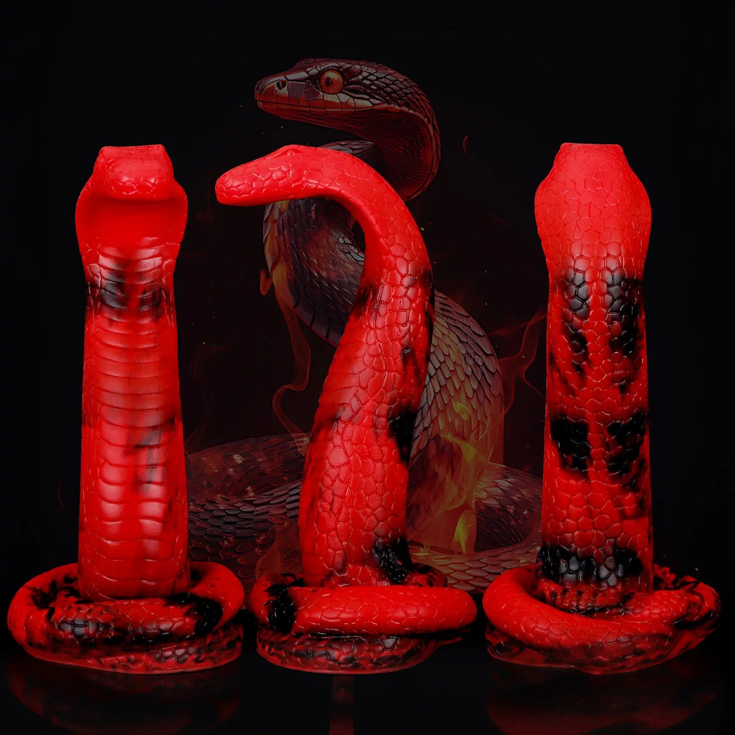Cobra Dildo 9 Inches Fantasy Snake Toys
