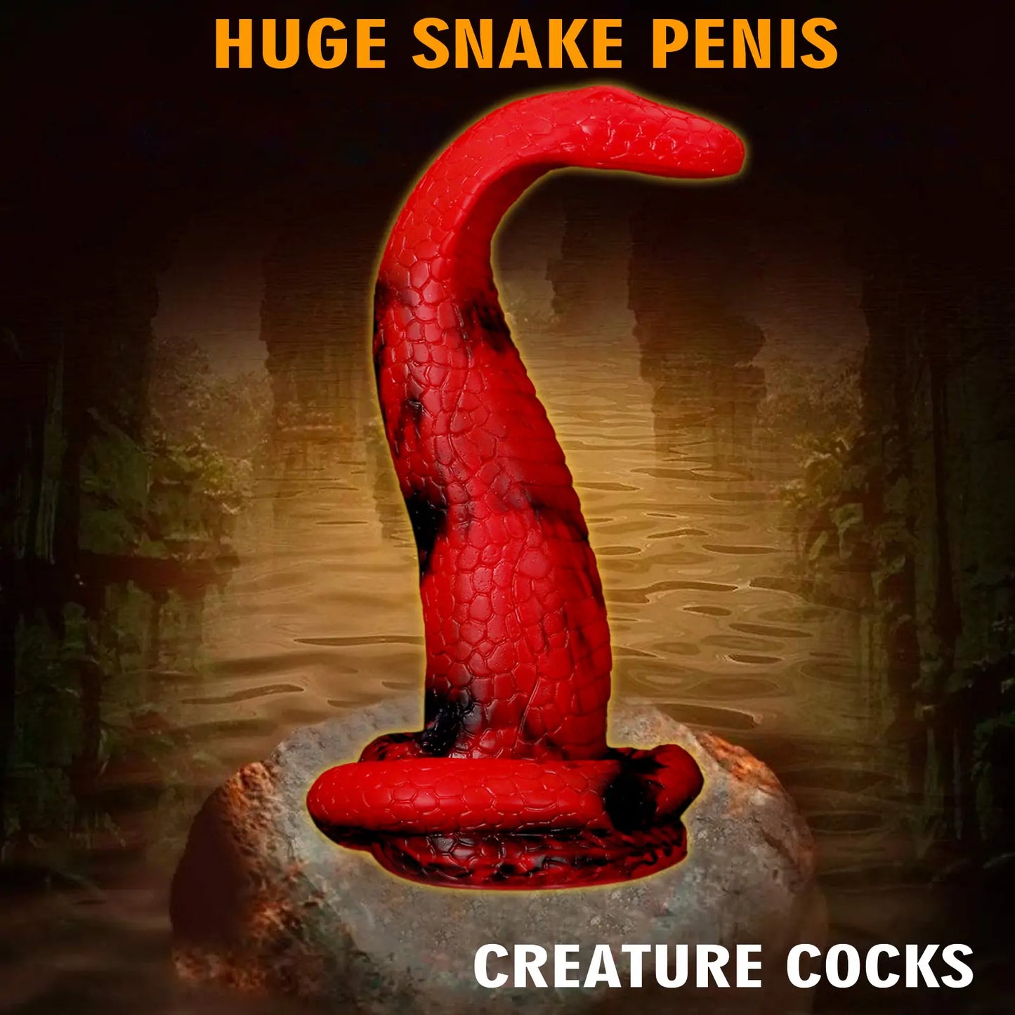 Cobra Dildo 9 Inches Fantasy Snake Toys