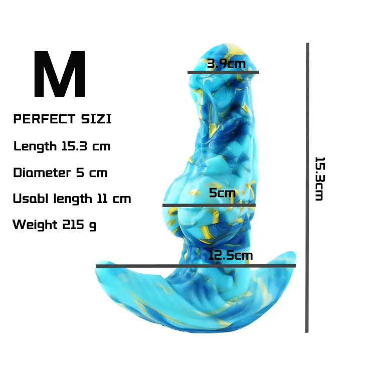 Colorful Fantasy Dog Anal Dildo