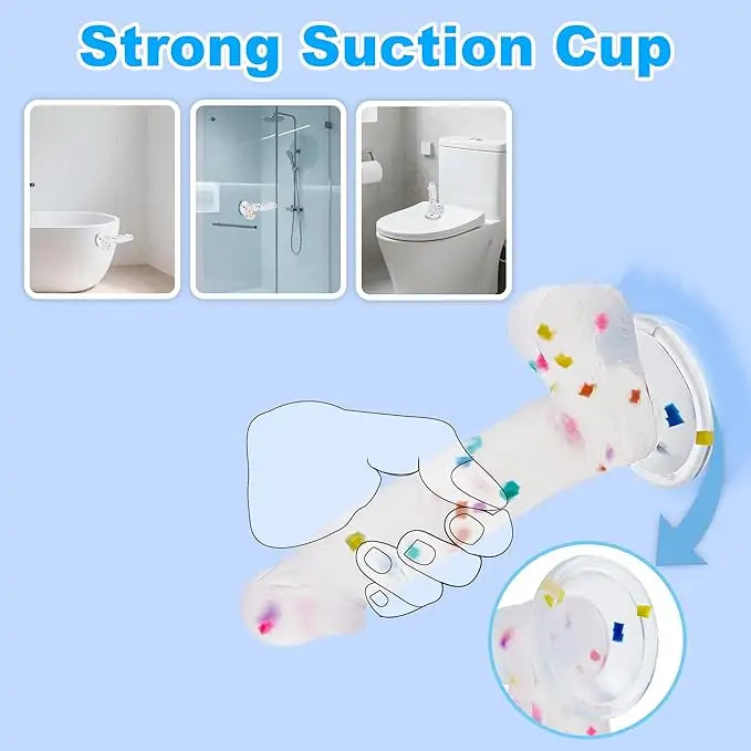 Confetti Strap On Realistic Dildo 6 Inches