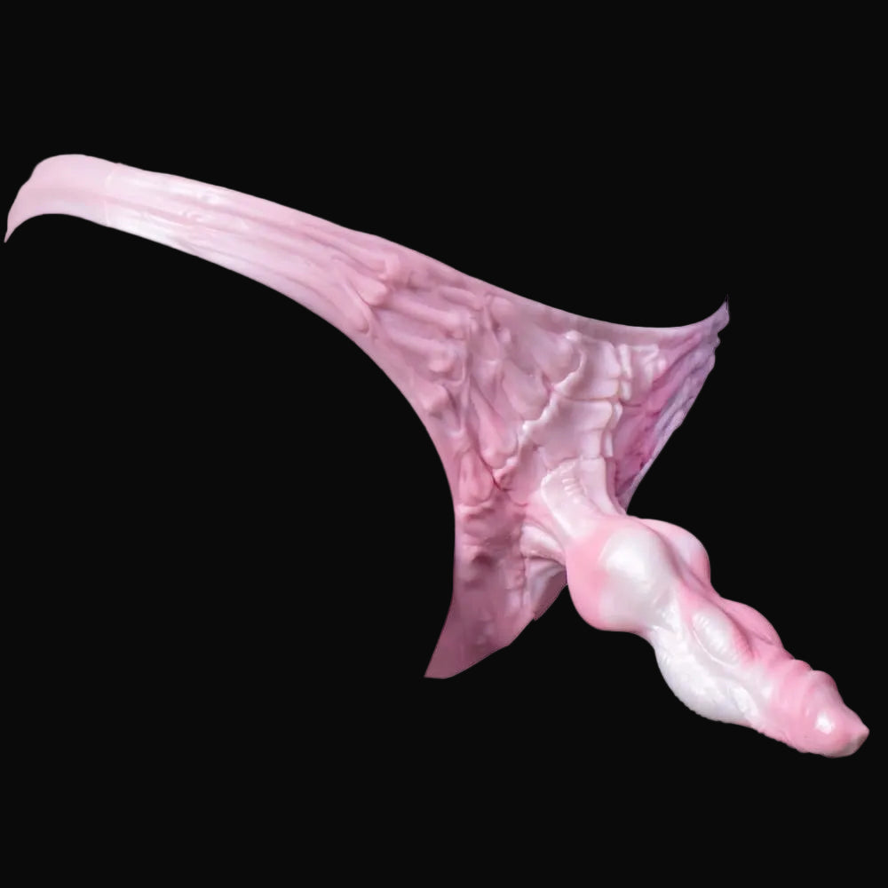 Cool Dog - Pink Dog Knot Dildo Panties - Wearable Silicone Thong