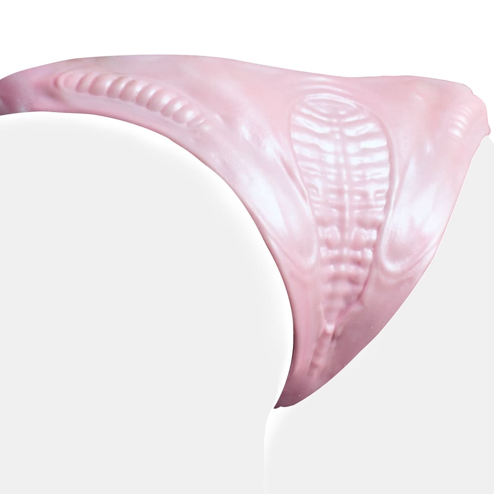 Cool Dog - Pink Dog Knot Dildo Panties - Wearable Silicone Thong