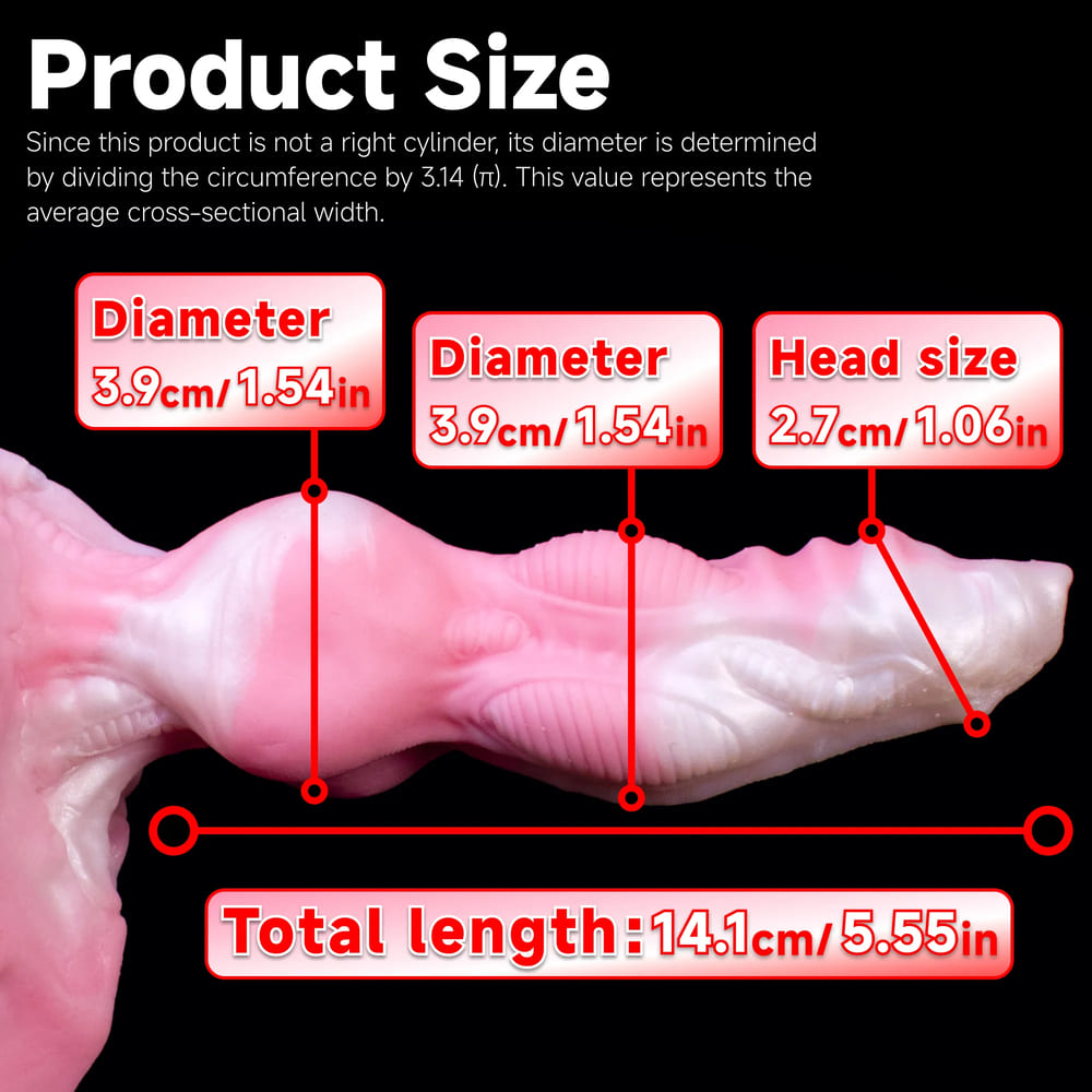 Cool Dog - Pink Dog Knot Dildo Panties - Wearable Silicone Thong