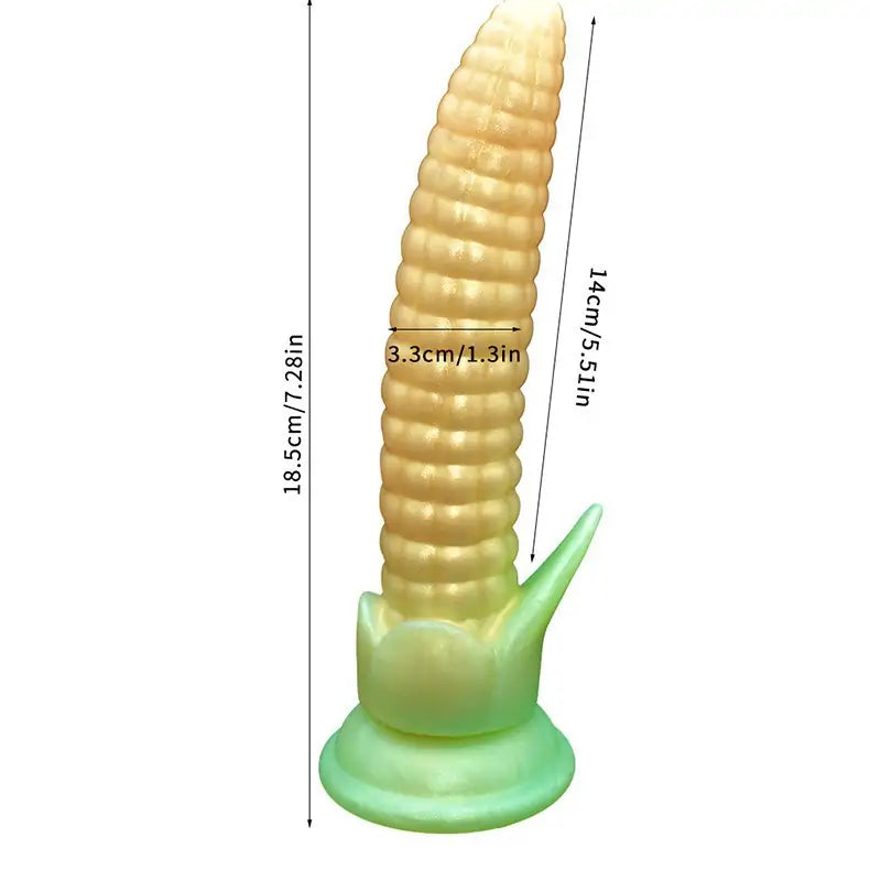 Corn Cob Dildo – G Spot Vibration