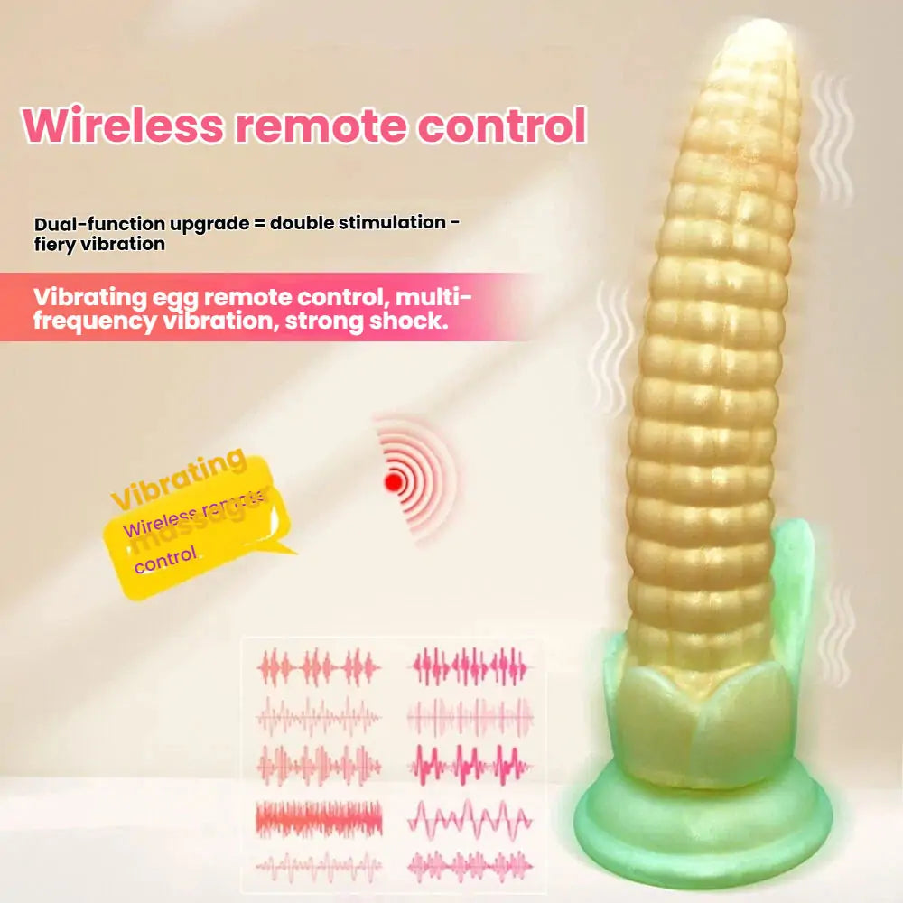 Corn Cob Dildo – G Spot Vibration