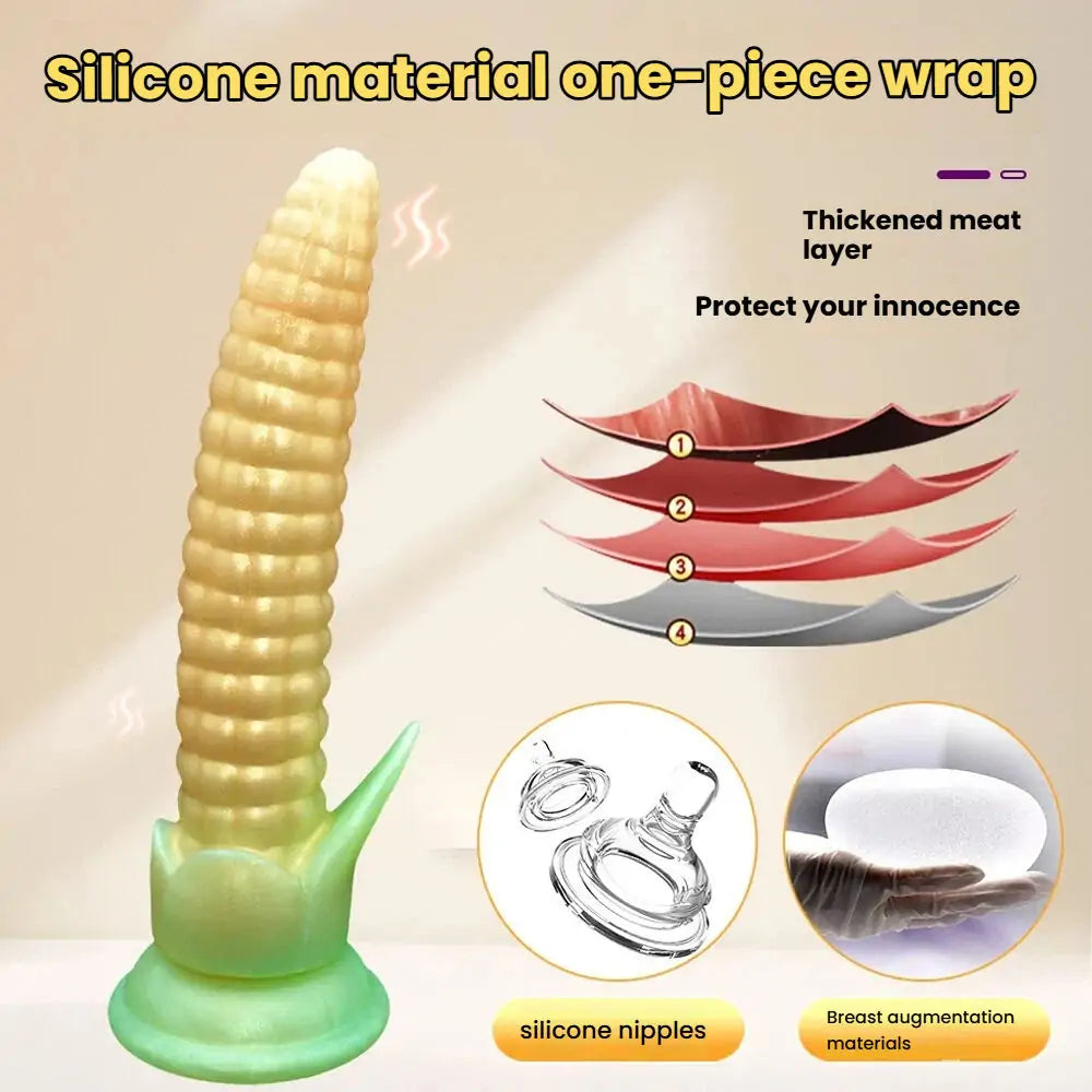 Corn Cob Dildo – G Spot Vibration