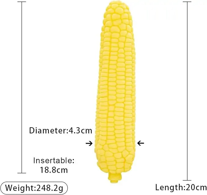 Corn Fantasy Silicone dildo 7.8 Inches