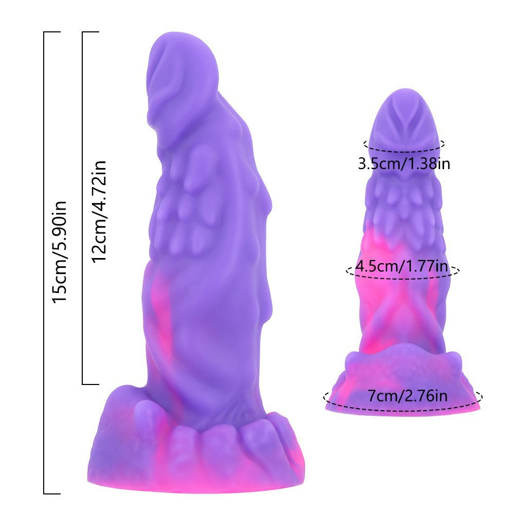 Cosmic Monster Snake Dildo With Textured 6 Inches