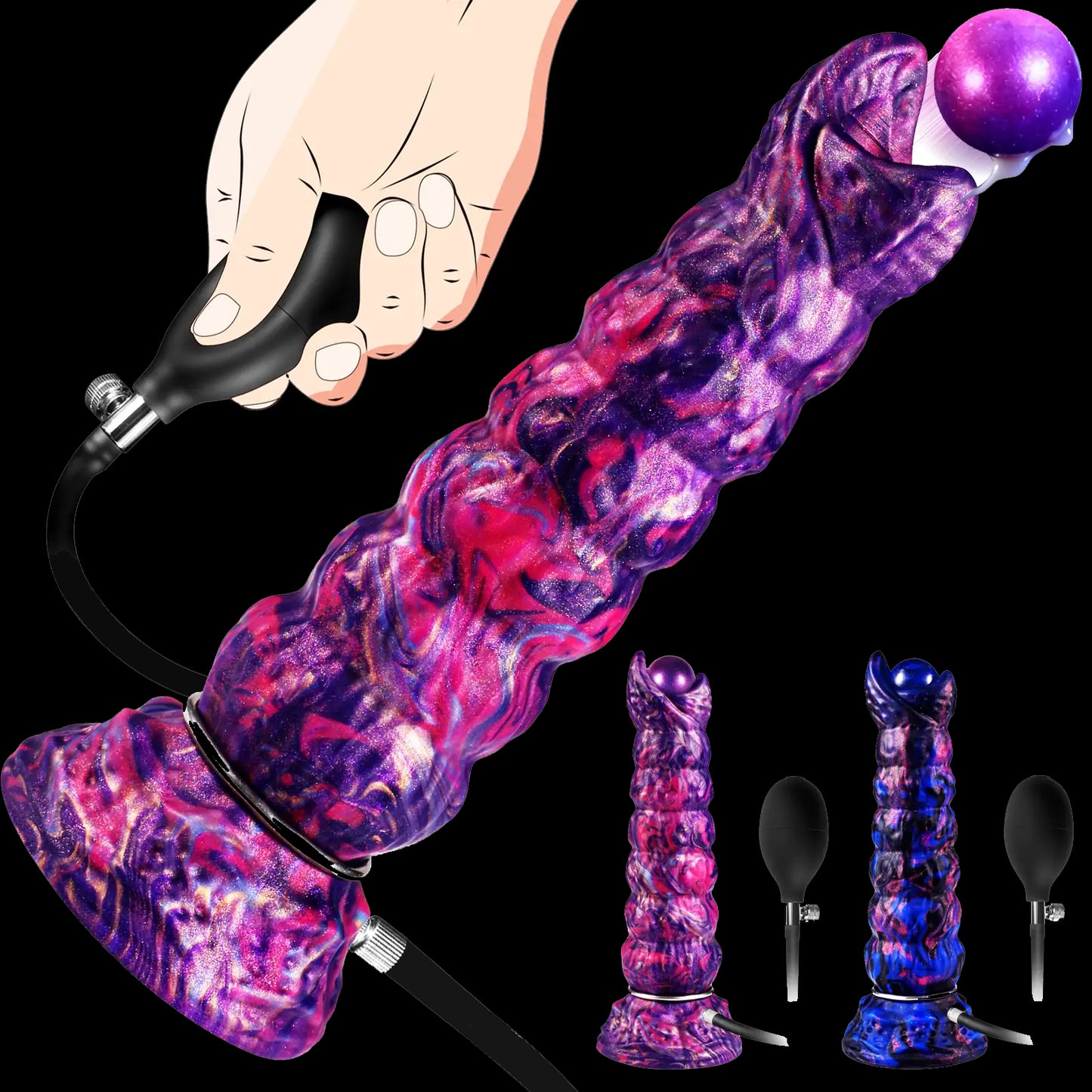 Cosmic Monster Fantasy Ovipositor Dildo 8.2 Inches